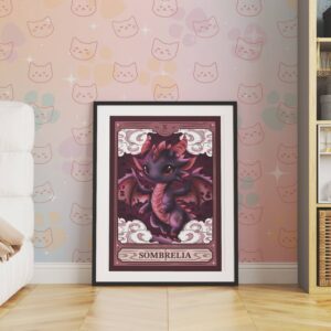 Poster Sombralia 💔 — Dragon des cœurs brisés